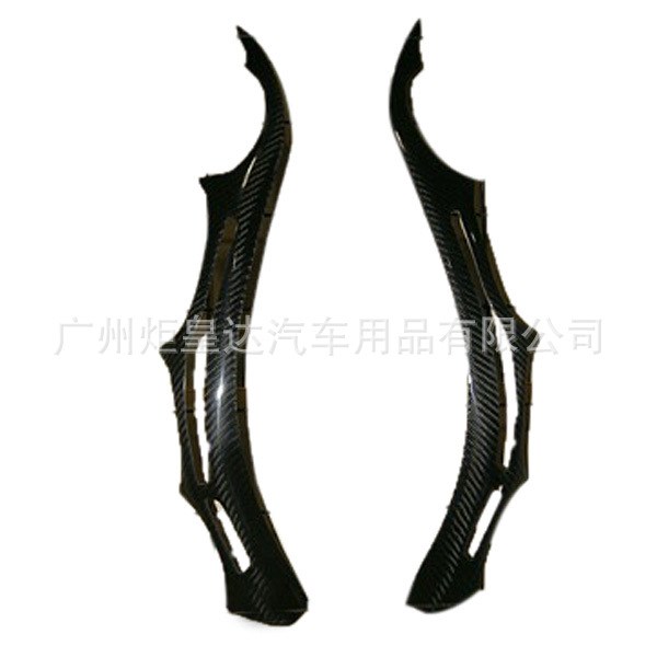 適用BMW寶馬5系E60碳纖維前燈眉/寶馬5系前大燈燈眉/E60碳纖燈眉