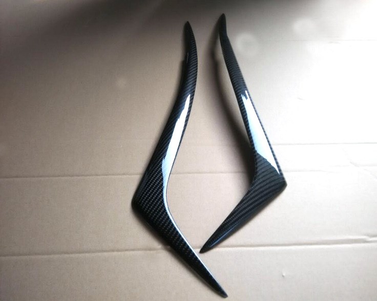 專用于大眾B5帕薩特碳纖維改裝燈眉帕薩特碳纖燈眉 眼眉貼