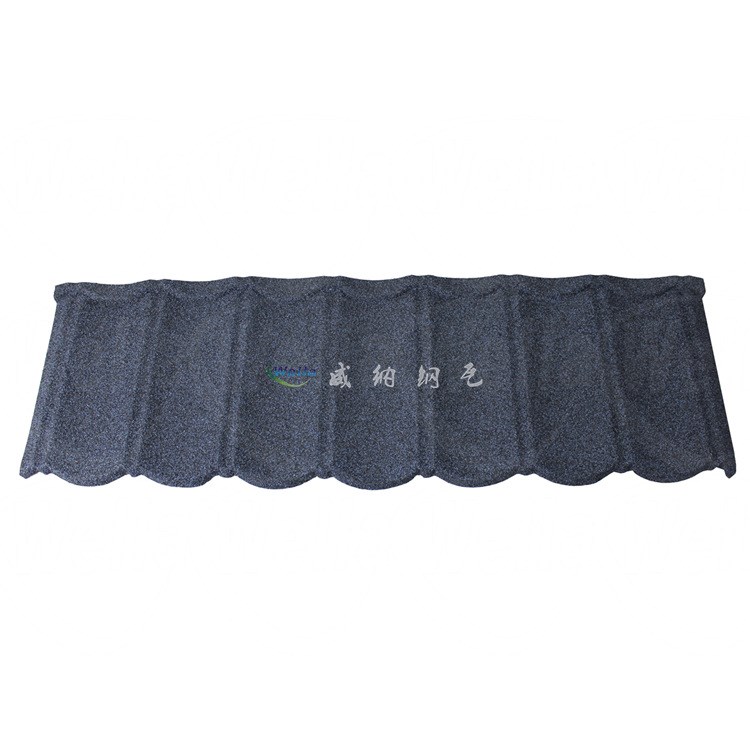 廠家供應威納鋼瓦輕質(zhì)屋面瓦新型環(huán)保建材彩石金屬瓦專享型海洋藍