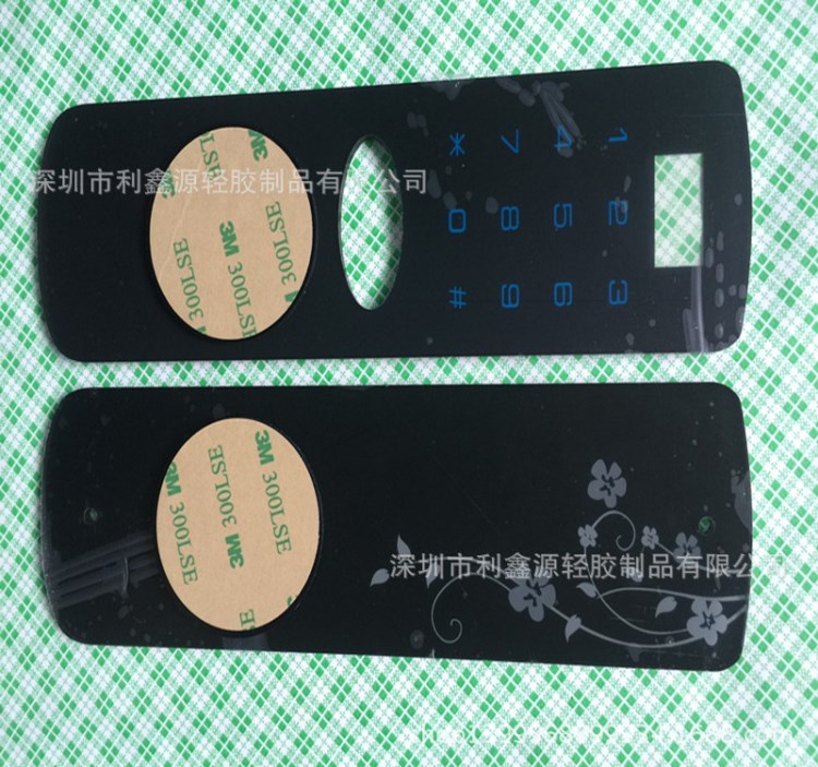 透明視窗鏡片 PC亞克力高清裝飾片 門鎖裝飾鏡片 磨砂光面標貼