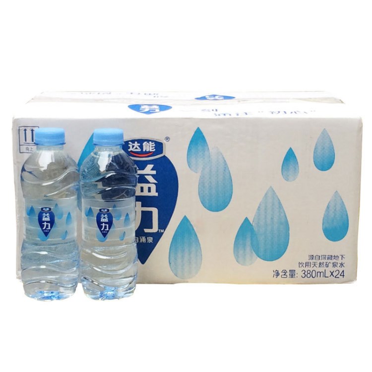 達能益力380ML*24/箱 天然礦泉水 凈水飲用水