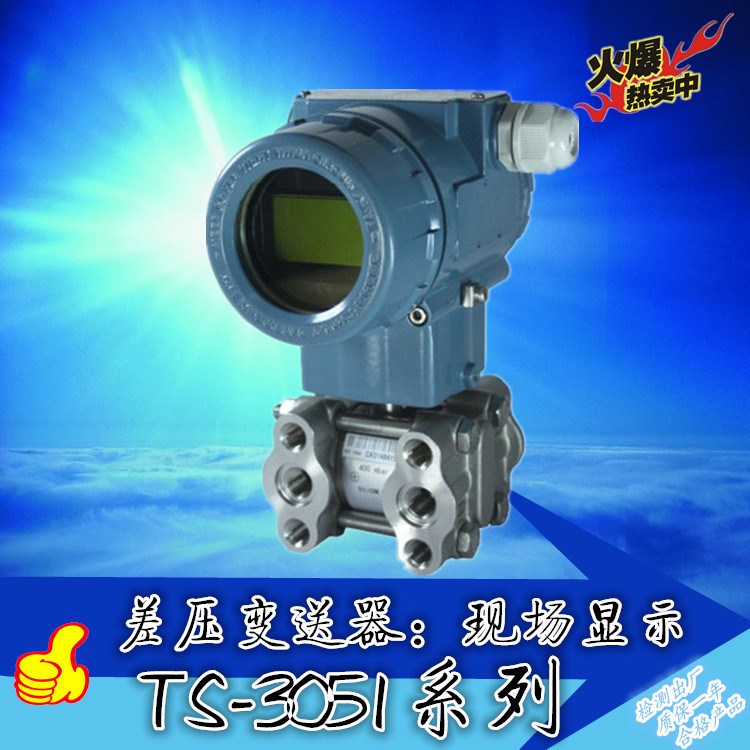 【上海亭山】智能差壓變送器 國產紅旗差壓變送 3051 差壓