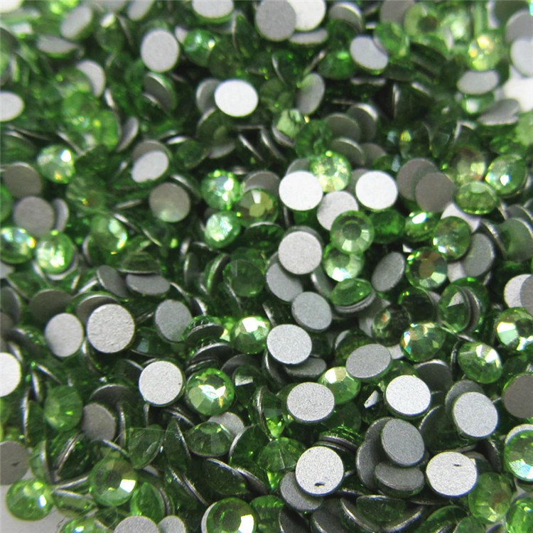 0草绿果绿深绿双面国产a烫钻帽子服装烫图