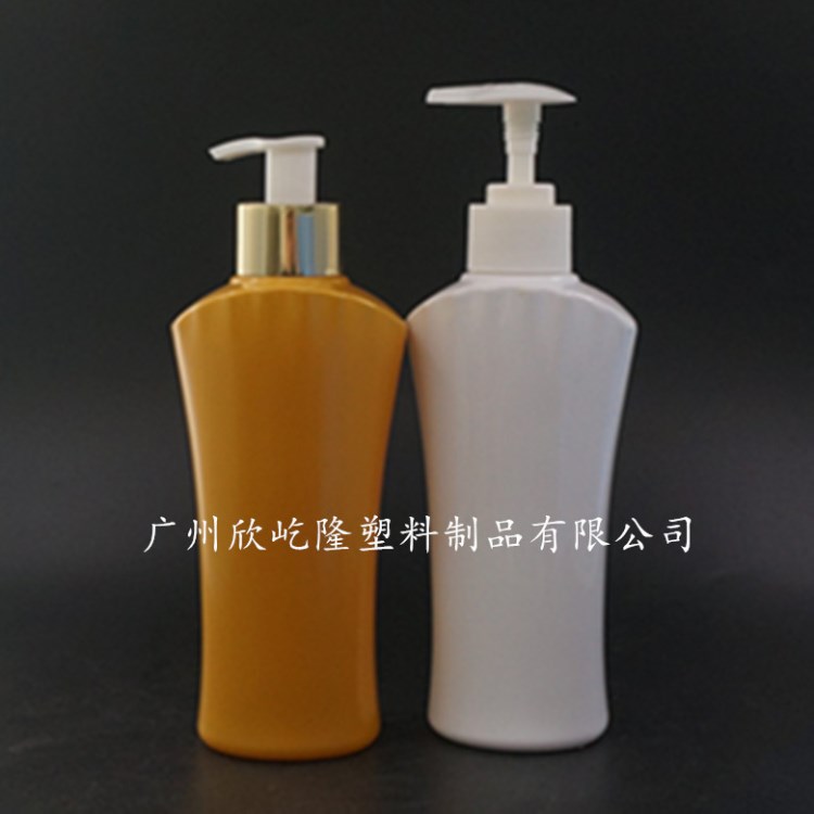 廠家直銷(xiāo)300ml高端精美洗發(fā)水瓶沐浴露瓶化妝品包裝PET塑料瓶