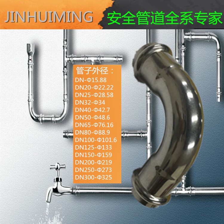 國標(biāo)304不銹鋼冷水管DN20外徑22.22*1.0 薄壁不銹鋼水管 內(nèi)整平