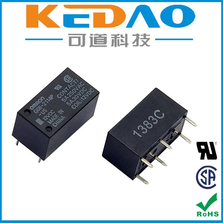 歐姆龍G6BK-1114P-US DC12V功率繼電器OMRON原裝價格優惠