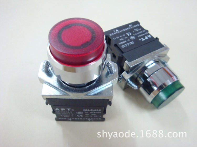 西門子APT產品  PB1S(M)-11D(TD)/高位帶燈自鎖按鈕  22mm孔徑