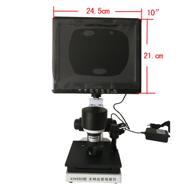 上海馨迪厂家直供10寸高清XW880微循环检测仪 末梢血管观察仪