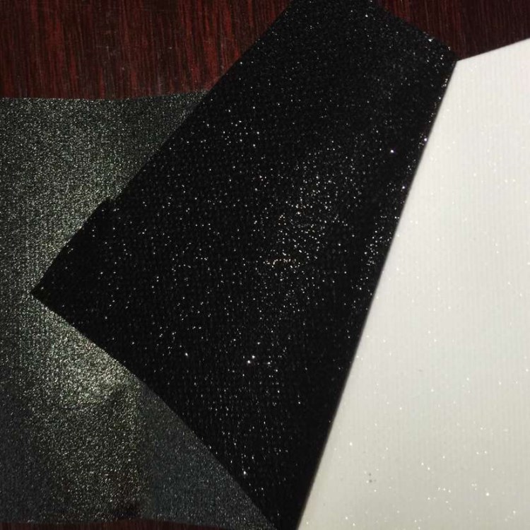 服裝印花閃光砂黑色刻字膜 閃光黑砂刻字膜采購