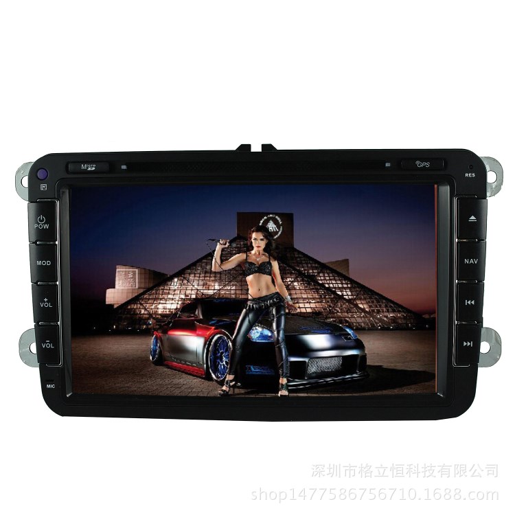 大眾通用車載DVD導(dǎo)航一體機(jī)，8寸大眾車載DVD，GPS導(dǎo)航 8寸大屏