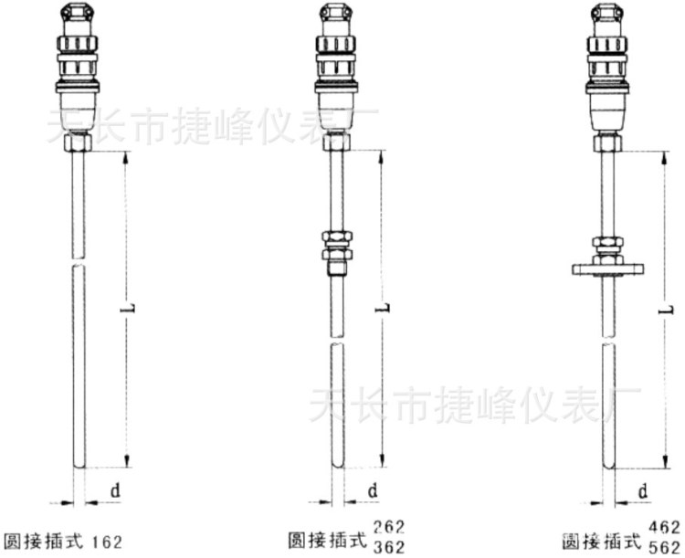 供应铠装铂电阻  Pt100   WZPK-464S系列