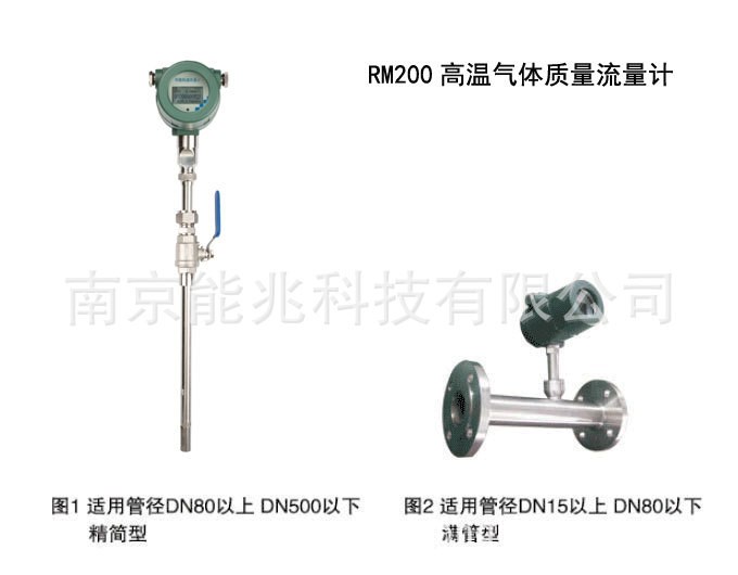 RM200系列高精度耐高温热式气体质量流量计