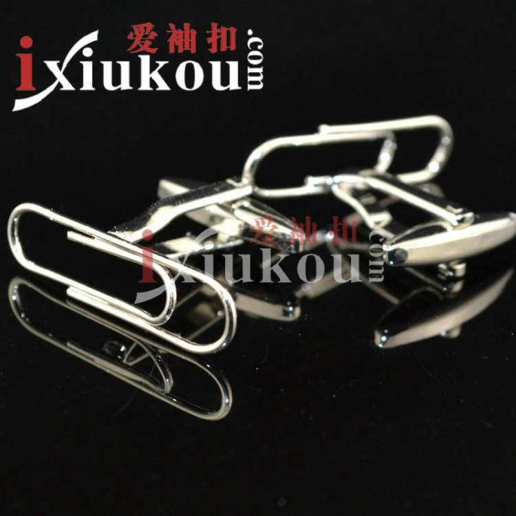 【新款】ixiukou回形針別針造型袖扣袖釘法式扣cufflinks/156707