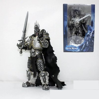 魔兽世界 巫妖 7寸阿尔萨斯 arthas 游戏手办盒装模型摆件