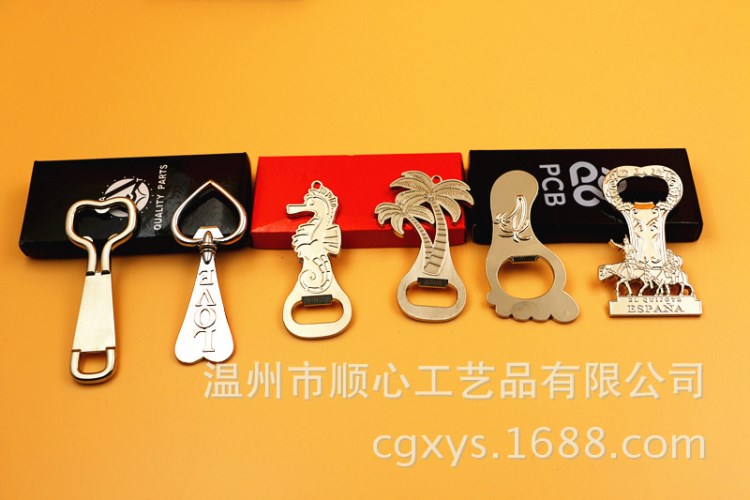  新款創意金屬開瓶器 卡通開瓶器鋅合金禮品 定制Logo