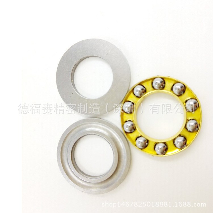 廠(chǎng)家直銷(xiāo)單列雙密封F7-15M 7*15*5推力球軸承 平面高速耐磨壽命長(zhǎng)