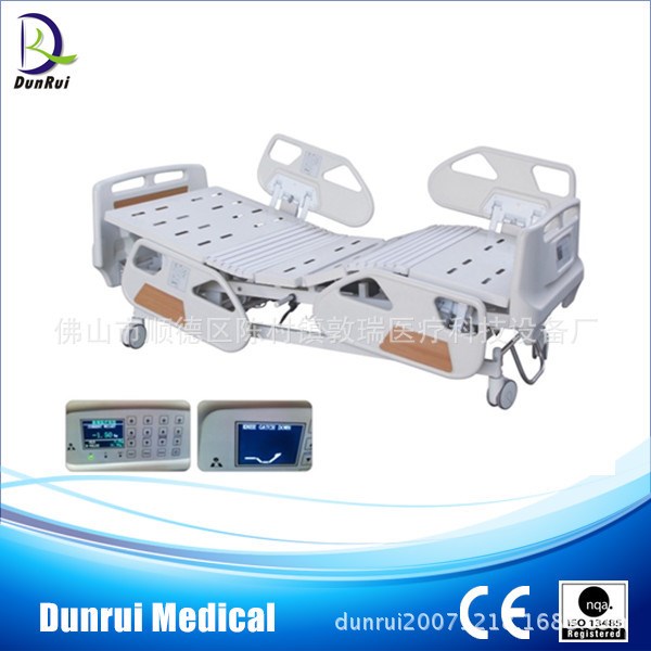 廠家批發(fā)CE/ISO豪華自動(dòng)五功能稱重床電動(dòng)床病人床