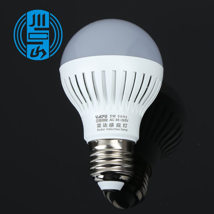 9W LED人體感應燈泡 雷達感應燈 智能微波感應球泡燈 走廊感應燈