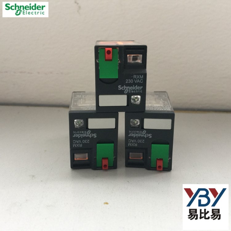 施耐德小型繼電器RXM4LB2BD DC24V 中間繼電器RXM4LB2P7 施耐德