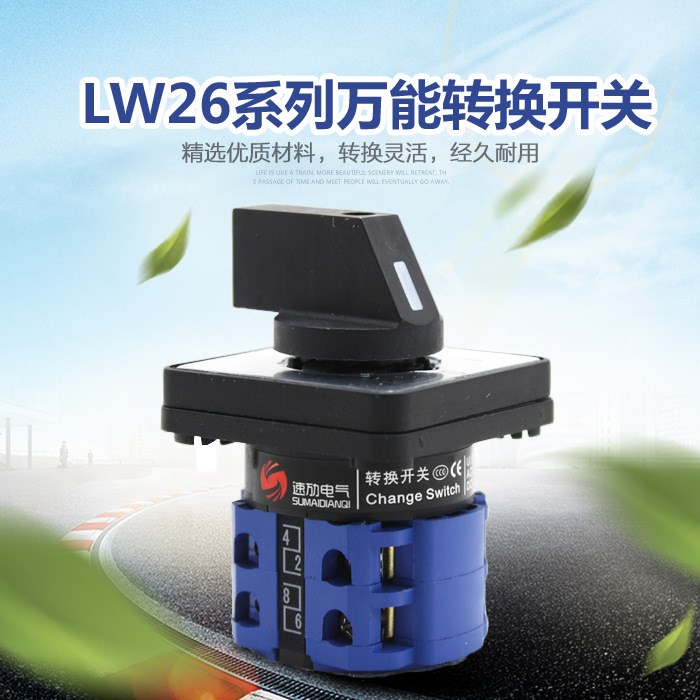 雙電源切換 倒順閘刀開關LW26-20/2 D202/2 JYW29-20 LW28-20