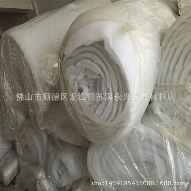 批發(fā)1200#噴膠棉 高回彈軟綿 家具用絲綿 過濾