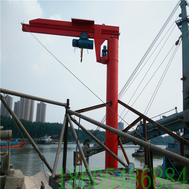 北京立柱懸臂吊電動葫蘆獨臂吊車3噸可旋轉式獨臂吊車價格優惠
