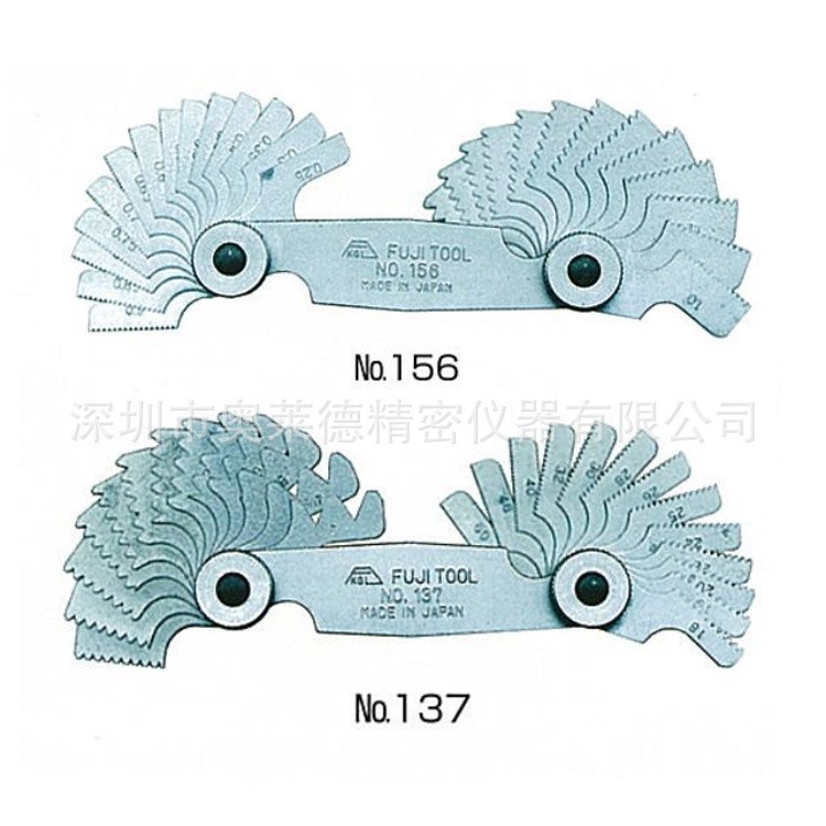 日本FUJI TOOL富士螺紋規(guī)56 58 59牙規(guī) 螺距規(guī) 量規(guī)