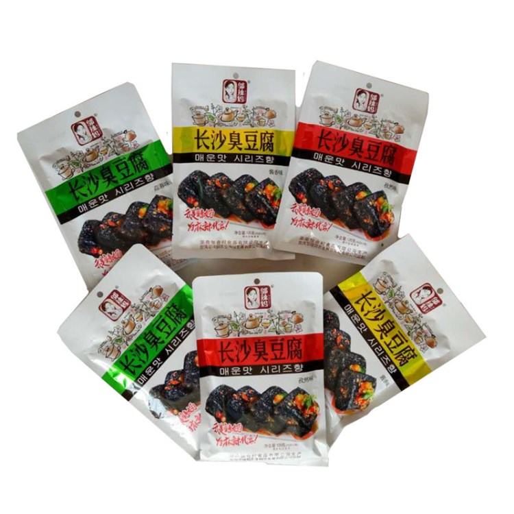 鄔辣媽湖南特產(chǎn)120g/包經(jīng)典黑色長沙臭豆腐休閑辦公零食現(xiàn)貨批發(fā)