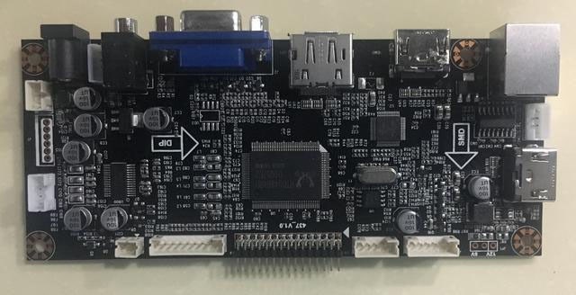 FHD Monitor Driver Board，DP＆HDMI、VGA Input，RTD2486