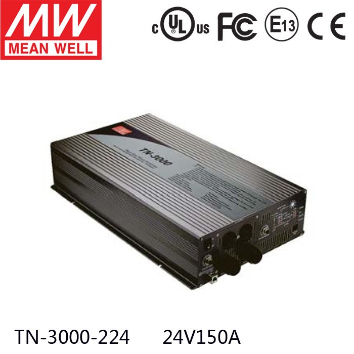 原裝 臺灣明緯TN-3000-224 24V150A太陽能 市電兩用逆變器