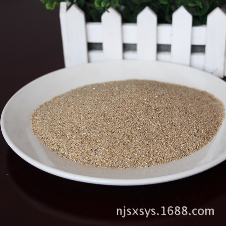 天然石英砂濾料鵝卵石濾料水處理過濾砂鑄造水洗砂0.5-1mm