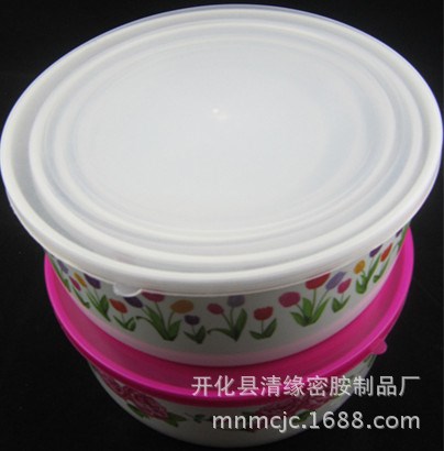 處理大量密胺餐具庫存圓形五件套冰碗貨源充足