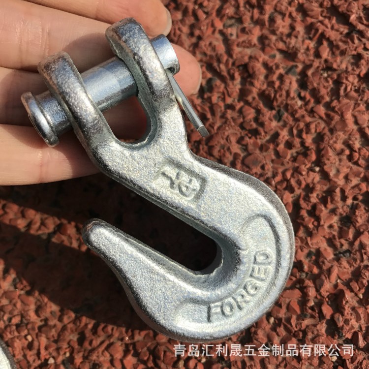 廠家直銷 美式330羊角眼型抓鉤  碳鋼合金鋼鍛造起重抓鉤