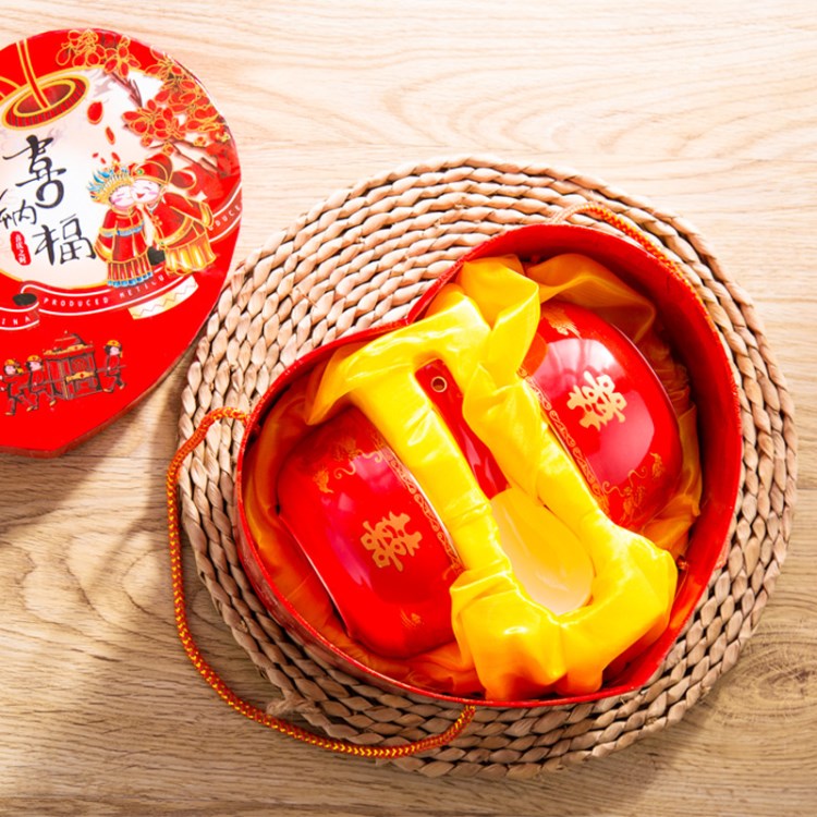 創(chuàng)意百貨 陶瓷壽碗 餐具套裝 新奇特 禮品 2碗2勺定制 回禮