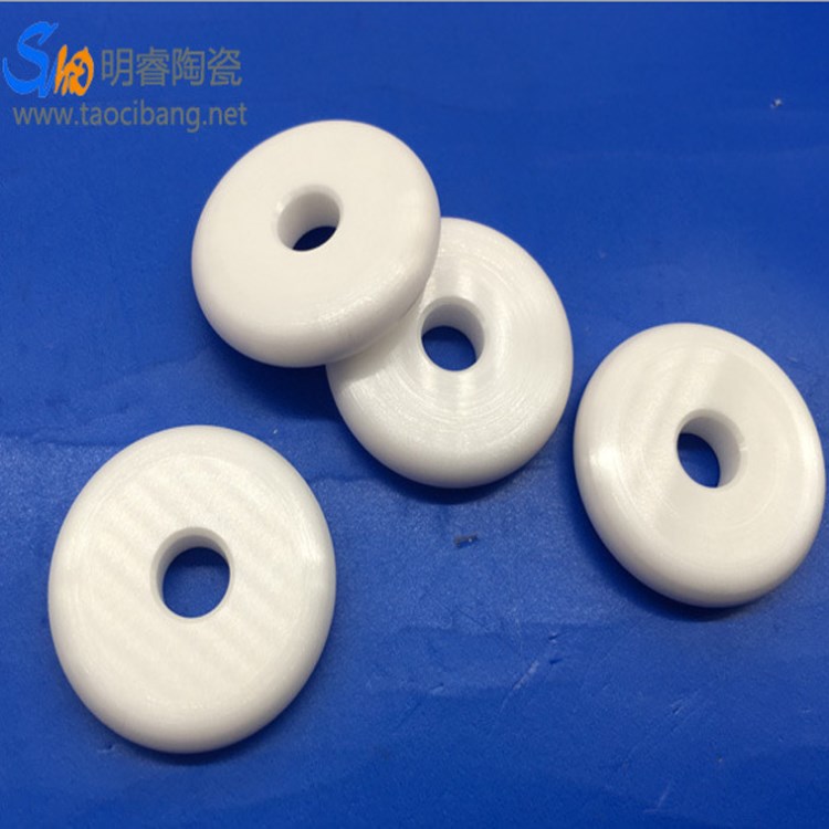 明睿廠家直銷 工業(yè)氧化鋯陶瓷加工定做墊圈 結(jié)構(gòu)件墊片 陶瓷環(huán)