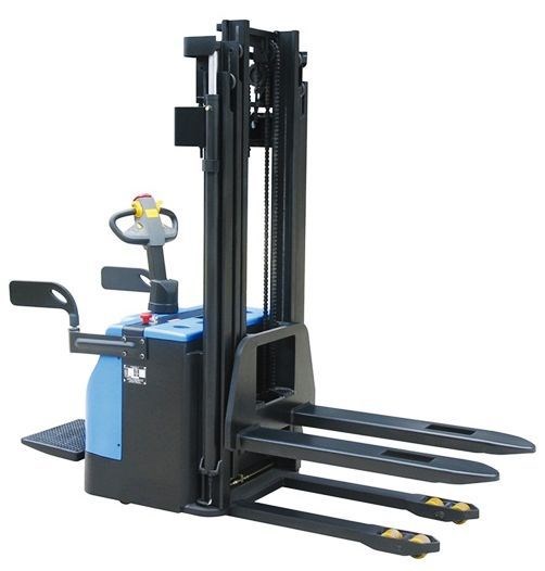 全電動托盤堆垛車 1.5 2噸 全自動托盤堆高車 電動插腿式