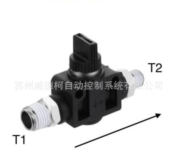 EMC氣動(dòng) EHVSS系列螺紋直通/彎管二/三/五通快速插管塑料氣管接頭