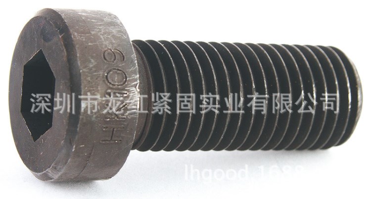 DIN7984  12.9級(jí)高強(qiáng)度薄杯頭 M5*12  龍紅緊固實(shí)業(yè)工廠批發(fā)
