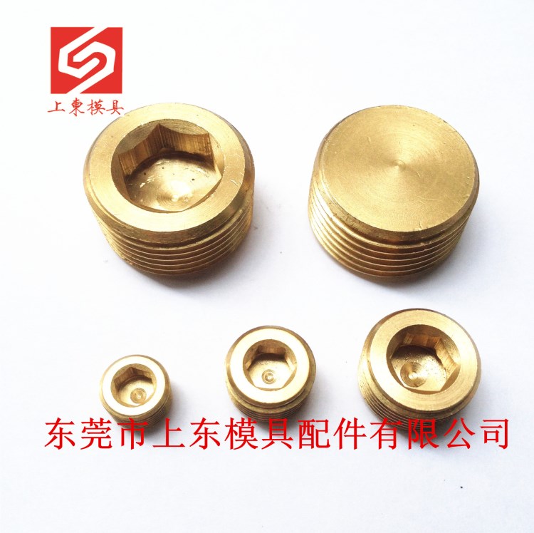 東莞廠家供應BSP1/8  銅喉塞/堵頭