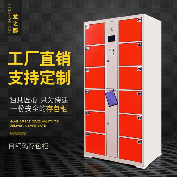 自編碼電子存包柜多門多色可定制超市商場圖書館寄存廠家直銷批發
