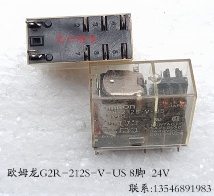 【忠興繼電】歐姆龍繼電器OMRON G2R-212S-V-US 24VDC 拆機二手