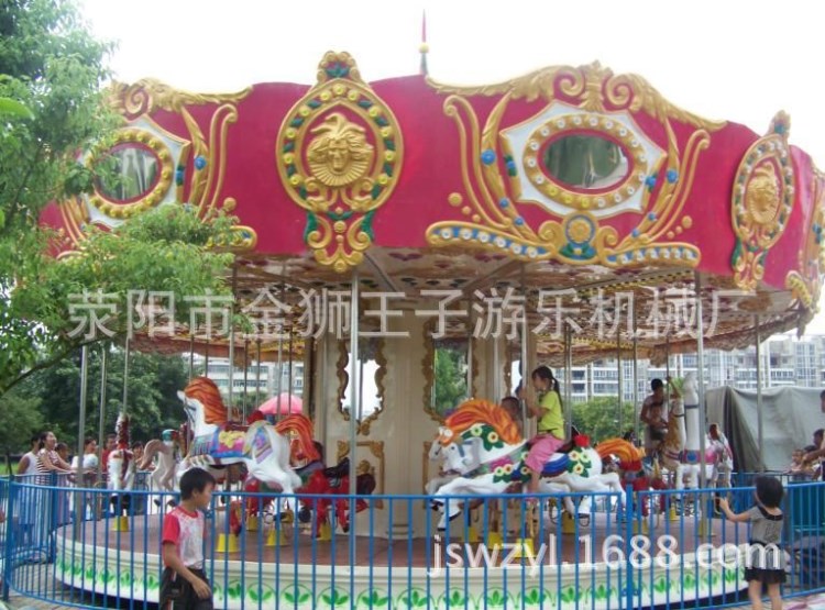 鄭州廠家直供12坐豪華動(dòng)物轉(zhuǎn)馬室內(nèi)外大型游戲轉(zhuǎn)馬游樂(lè)設(shè)備定制