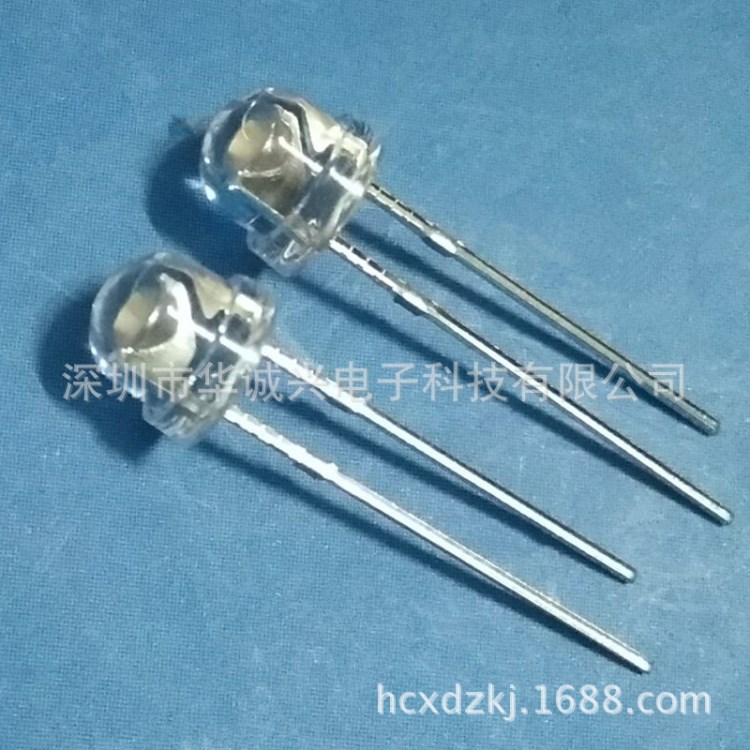 5mm/4.8mm草帽 白光草帽燈珠 低光衰草帽 亮度可定做 超亮白色燈