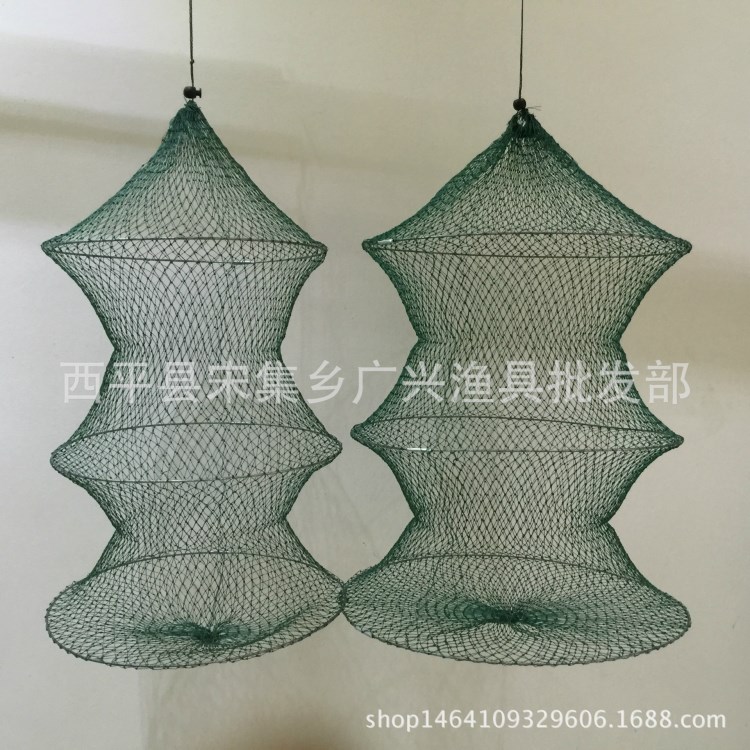 批發(fā)軟鋼絲折疊魚(yú)護(hù) 膠絲線(xiàn)小漁護(hù) 漁網(wǎng)漁具 魚(yú)籠網(wǎng)兜 垂釣用品