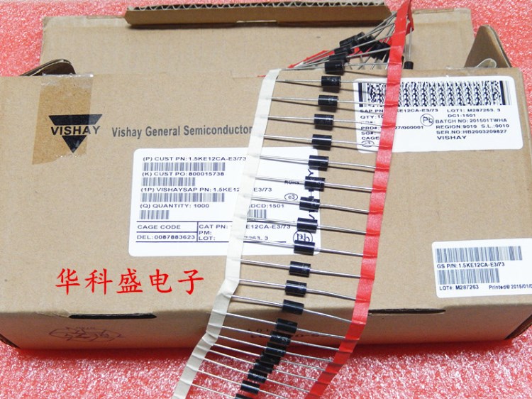 雙向 TVS瞬態(tài)抑制二極管 1.5KE18CA直插 1500W 18V