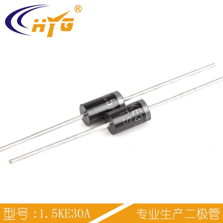 二極管1.5KE250A 440A/CA單雙向TVS瞬變抑制二極管大芯片電路保護