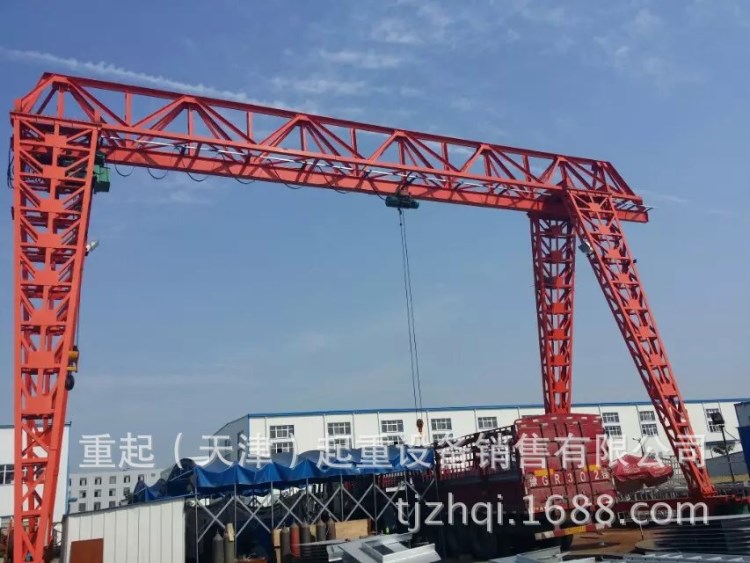 【廠家直銷】龍門吊MH型3~32t電動葫蘆門式起重機（桁架式）