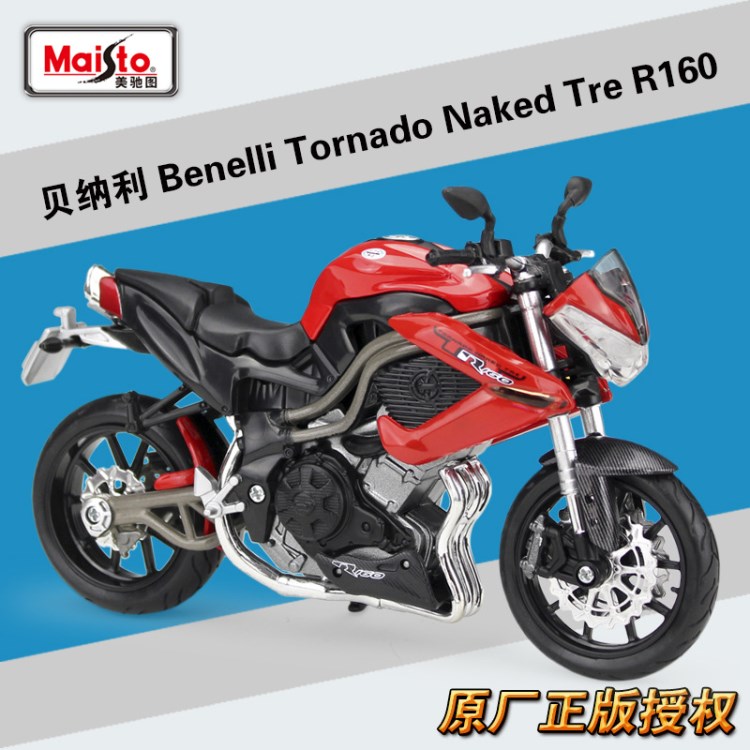 美馳圖1:12 貝納利 Benelli Tornado Naked Tre R160摩托車模型