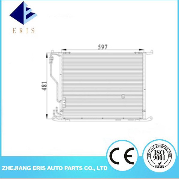 汽車空調(diào)制冷配件 列管式冷凝器 翅片 散熱器 全新全鋁 梅賽德斯