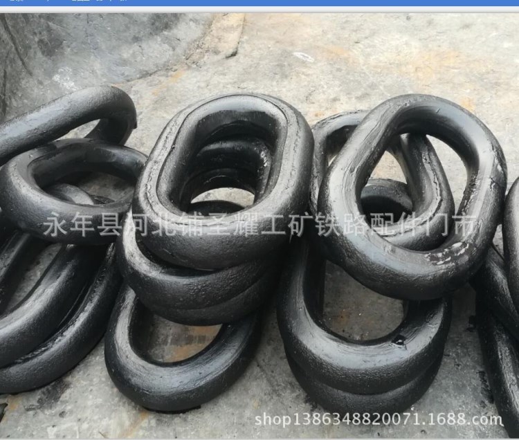 廠家銷售 工礦配件 鐵路配件 鍛打三連環 單環 32連接環